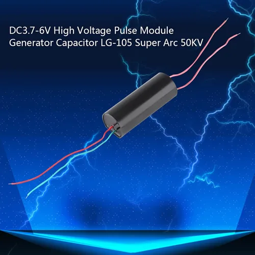 Vista 4 de Transformador de pulso de alto voltaje 50kV Convertidor de impulso DC 3.7V-6V generador de alto voltaje del módulo de potencia de aumento