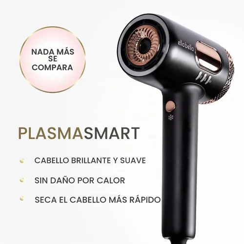 Vista 5 de ELLA BELLA® Secador de pelo profesional de plasma inteligente con difusor