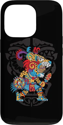 Vista 9 de Funda para iPhone 11 Aztec Jaguar Ancient Warrior Native Mexican Mythology