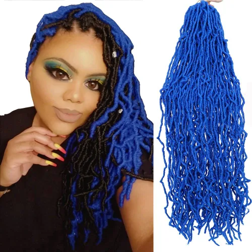 Vista 9 de Extensiones de cabello sintético de ganchillo de 18 pulgadas, 6 paquetes de rastas suaves preenrolladas, extensiones de cabello sintético