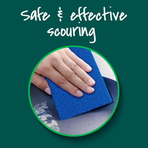 Vista 6 de Scotch-Brite Esponja de Limpieza sin Rayado, Estropajo Eficaz + Suave para Limpieza Doméstica, 48 Esponjas para Platos, Ollas y Sartenes