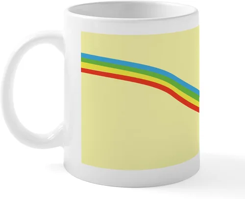 Vista 2 de CafePress Jake's Rainbow Shark - Taza de café de cerámica (11 oz)