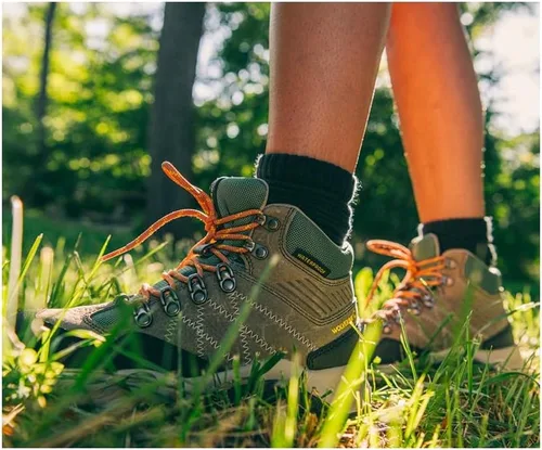 Vista 3 de WOLVERINE Botas de senderismo Luton Mid impermeables para hombre