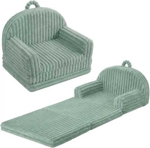 Vista 19 de Blissful Diary Sofá plegable para niños, 2 en 1, sofá para niños, cuadros