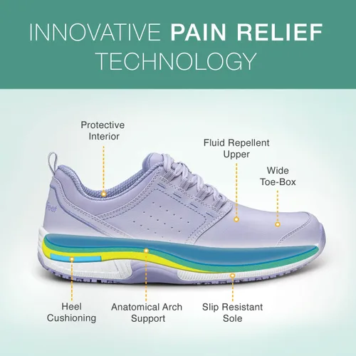 Vista 3 de Orthofeet Women's Orthopedic Talya Nurse Shoes