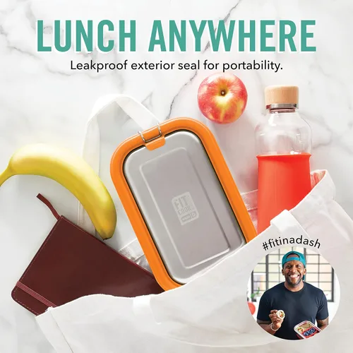 Vista 5 de DASH The Fit Cook x Lonchera de acero inoxidable