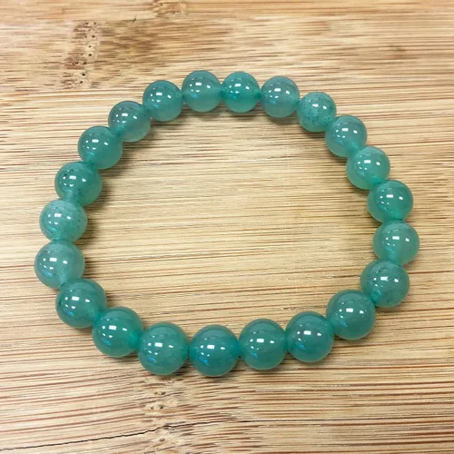 Vista 566 de Gem Avenue Handmade Round Bead Stretch Bracelet Unisex Natural Stone Beaded Jewelry for Men & Women, Elastic Wristband for Daily Wear