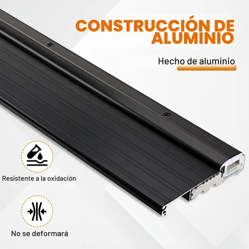 Vista 3 de 2 unids 36 "aluminio umbral de puerta para puertas exteriores 5-5/8" umbral de puerta Pan