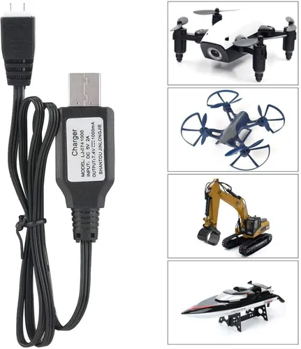 Vista 8 de RC Car Upgrade Parts USB 5V entrada PX9300-33 para deporte al aire libre juego para coche de alta velocidad rc cargador de coche rc 7.4v cargadores