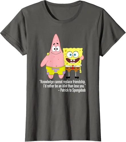 Vista 8 de Mademark x SpongeBob SquarePants - Patrick & SpongeBob - Camiseta de la amistad Asfalto