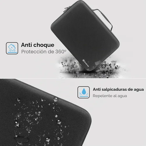 Vista 5 de Smatree Funda rígida para laptop para Galaxy Book4 Edge de 14 pulgadas Negro
