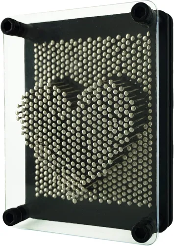 Vista 13 de Juguete sensorial 3D Pin Art Tamaño 5x3.7 pulgadas Agujas Pin Impresión Juguete Intelectual Divertido Rainbow Juguetes, Verde