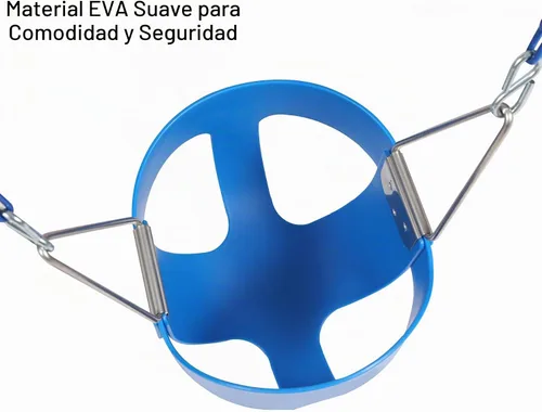 Vista 5 de RedSwing Asiento de Columpio de Cubo con Respaldo Alto para Niños Pequeños con Cadenas Recubiertas, Asiento de Columpio Resistente para Niños