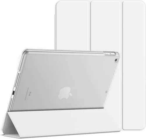 Vista 23 de JETech - Funda para iPad (9.7 pulgadas/24.64 cm, modelo 2018/2017, 6ª/5ª generación), funda inteligente con activación/suspención automática (Beige)