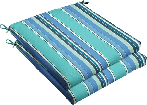 Vista 6 de Sorra Home Trupedic x Sunbrella - Juego de 2 cojines para silla de interior y exterior, perfectos para oficina, comedor, cocina, patio, porche