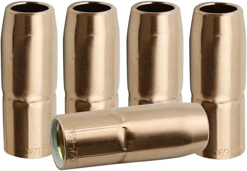 Vista 6 de WeldingCity Boquilla de gas 169-715 169715 1/2" para pistolas de soldadura Miller Millermatic M-100 (M-10) M-150 (M-150) y Hobart H-9/H-10 MIG