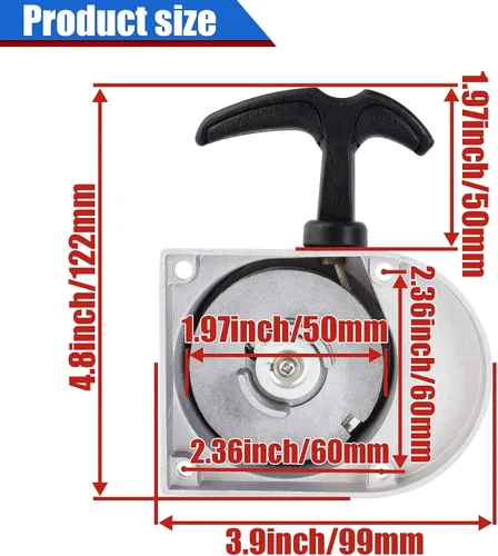 Vista 2 de Kit de motor de bicicleta, bicicleta motorizada eléctrica, montaje de arranque de arranque de motocicleta Reemplazo de aleación de aluminio
