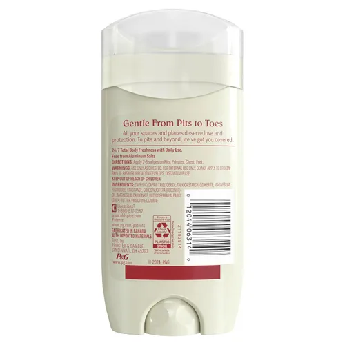 Vista 10 de Old Spice Desodorante en barra de cuerpo entero para hombres, sin aluminio, cereza negra + aroma a borbón, protección contra olores 24/7, frescura