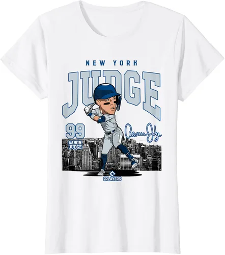 Vista 6 de Aaron Judge Jugadores de la MLB de béisbol de Nueva York Camiseta MLBJUD3005W