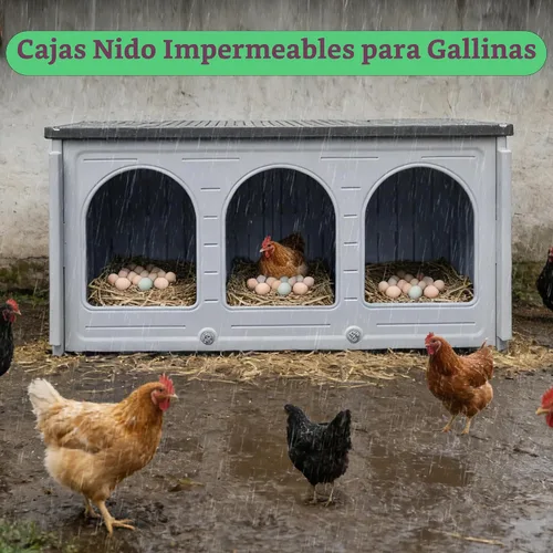 Vista 5 de Rockever Cajas de anidación para pollos, cajas de anidación de plástico