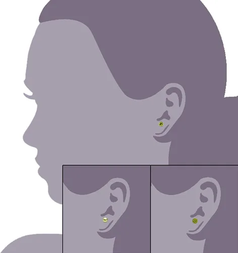 Vista 47 de JewelrieShop - Juego de aretes de tuerca de acero inoxidable con circonitas cúbicas y perlas de imitación, 3 pares de 0.236 in