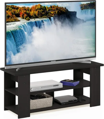 Vista 39 de Furinno 11191BK THE Centro de Entretenimiento Soporte para TV, Negro