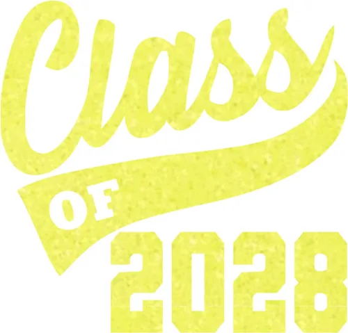 Vista 18 de Adhesivo de graduación para planchar en la clase de 2028, calcomanía para camiseta de secundaria, parche de graduación HTV para graduados