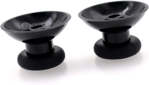 Vista 5 de Deal4GO Paquete de 2 palancas de pulgar OEM cóncavas de repuesto analógicas para controlador Xbox One de goma para joystick de control de pulgar