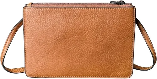 Vista 2 de Vintage Brown Crossbody Bag for Women Vegan Leather Small Purse with Adjustable Strap, Zipper Closure & Front Buckle Detail Casual Travel Shoulder