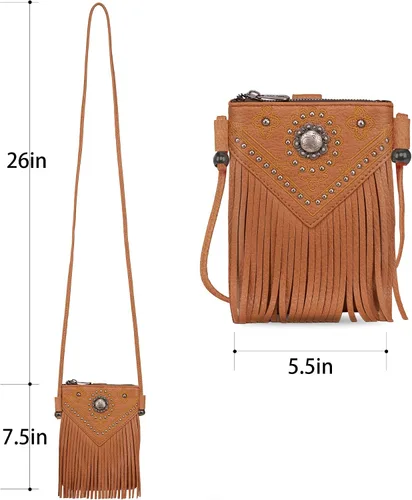 Vista 6 de Montana West Small Crossbody Bags for Women Western Cell Phone Purse