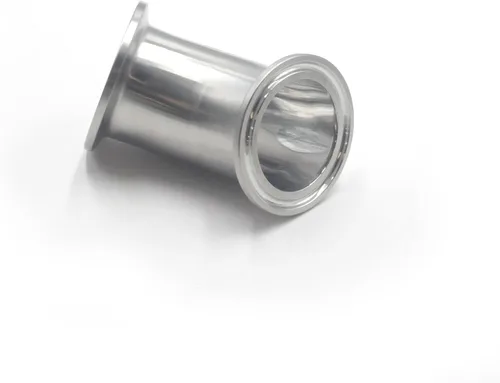 Vista 4 de HFS (R) Codo de triple abrazadera de 1.5 pulgadas, montaje de tubería sanitaria de acero inoxidable 304 de 45 grados (abrazadera tri de 1.5 pulgadas)