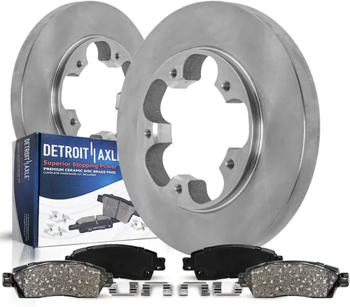Vista 18 de Detroit Axle - Kit de freno delantero para Mazda 3 2004-2013, Mazda 5 2006-2015, 2010-2013 3 Sport, 2011 2012 Rotores de frenos y pastillas de freno