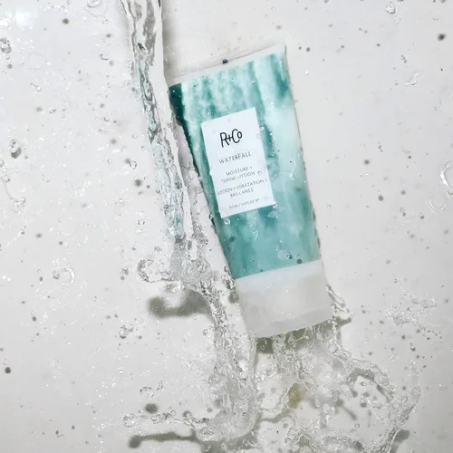 Vista 5 de R+Co WATERFALL Moisture + Shine Lotion – Lightweight Hydration & Frizz Control, Softens & Adds Shine, All Hair Types