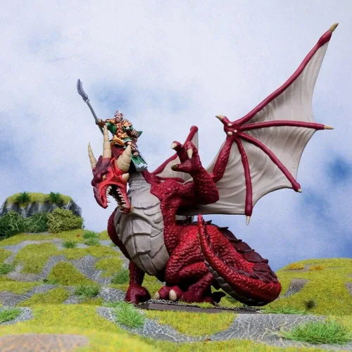 Vista 3 de Mantic Juegos MGKWE103 Elf Dragon Kindred Lord Modelo en miniatura