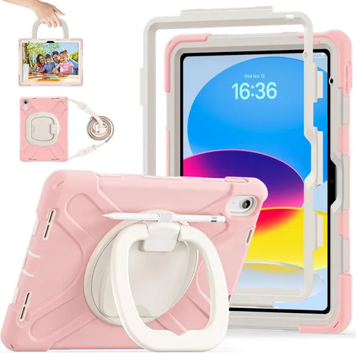 Vista 8 de Funda para iPad de 11ª Generación 11" (A16) 2025, iPad de 10ª Generación 10.9" 2022, Funda a Prueba de Golpes para Niños con Protector de Pantalla