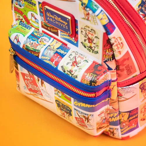 Vista 7 de Loungefly Walt Disney Archives Mini-mochila Goofy exclusiva de Tienda