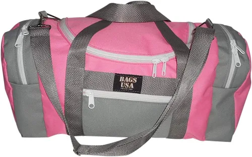 Vista 20 de Bolsa de lona triple grande con apertura en U, bolsillo frontal y dos compartimentos laterales, perfecta bolsa de cabina fabricada en Estados Unidos.