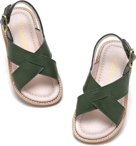Vista 18 de Kiderence Sandalias de niña de las flores para niñas pequeñas, zapatos de Ck303 Oro