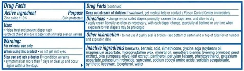 Vista 3 de Balmex Crema para la erupción del pañal con aloe y vitamina E, 4 oz