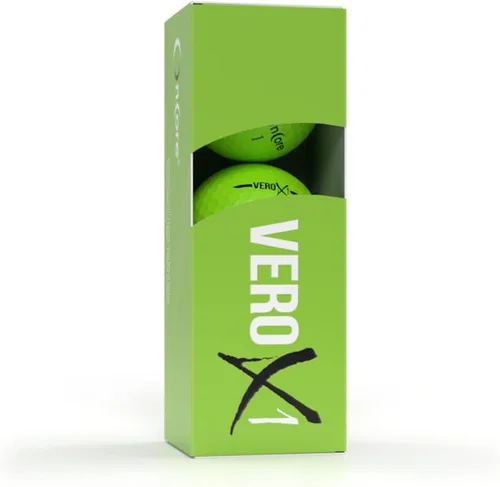 Vista 5 de VERO X1 - Pelotas de golf - Verde mate (una docena 12 pelotas de golf de alta calidad) - Pelotas de rendimiento de gira
