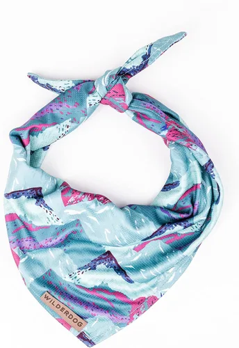 Vista 15 de Wilderdog Bandana para perro con material ligero de malla de mezcla de poliéster de secado rápido en agave