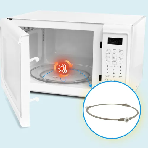 Vista 6 de SDTC Tech Anillo giratorio de microondas de 7 pulgadas, bandeja para horno de microondas, anillo de soporte giratorio para placa de vidrio
