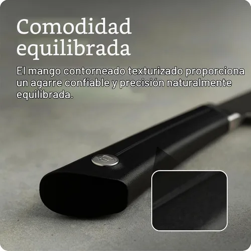 Vista 4 de Shun Sora - Cuchillo para pelar, Chef, 8 pulgadas, Negro