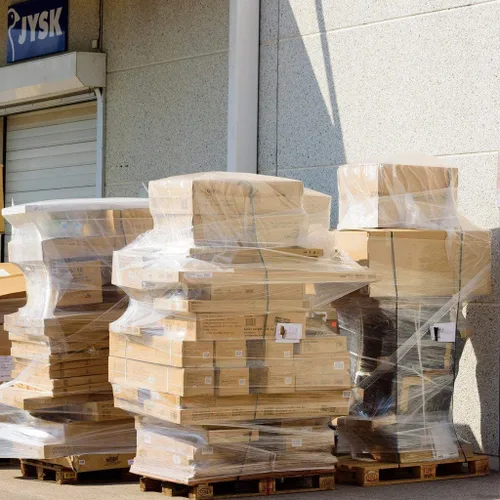 Vista 3 de Envoltura elástica resistente de 18 pulgadas 1500 pies con calibre 80 de grosor, envoltura retráctil de plástico autoadhesiva para mudanza