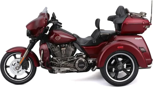 Vista 5 de Maisto Motocicleta Diescast Harley Davidson 2021 CVO Tri Glide a escala 1:12