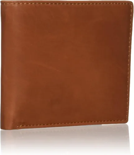Vista 2 de Style n Craft Billetera plegable delgada en cuero de grano completo, dimensiones (cerrado) 4-12"W X 3-12"H X 38" D