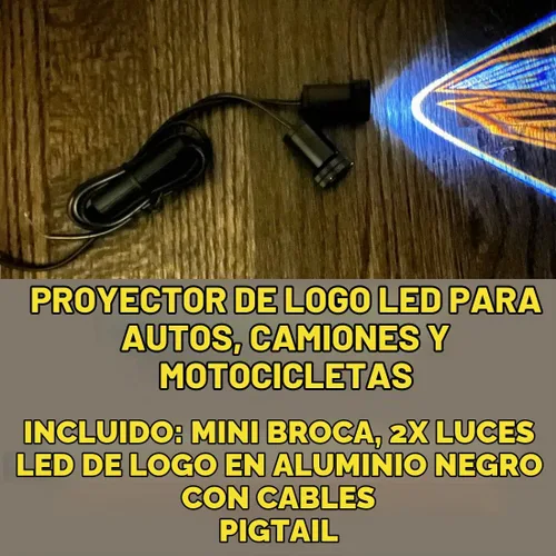 Vista 5 de 2 luces LED para puerta de proyector láser de sombra de motocicleta, luz con logotipo de Harley, ajuste universal V-Twin Cruiser, todos los modelos