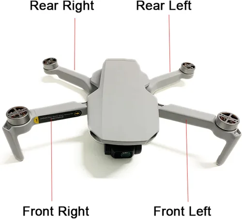 Vista 3 de Carcasa de brazo sin motor de repuesto para DJI Mavic Mini 2 brazos, marco de carcasa para dron, montaje de brazo cuadricóptero, piezas