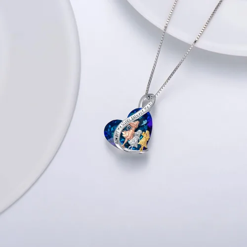 Vista 19 de Collar de plata de ley para hermanas, joyas de cumpleaños para hermanas y amigas