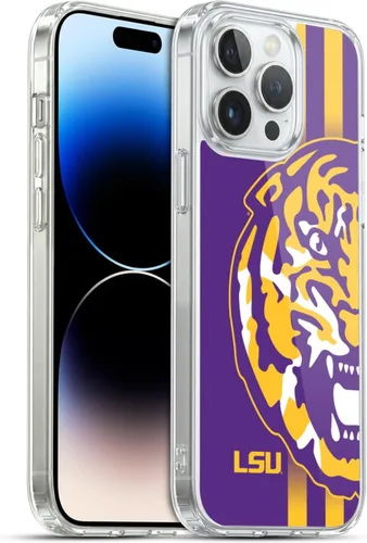 Vista 217 de Head Case Designs Funda de gel suave con licencia oficial de la Universidad Estatal de Louisiana LSU Camou compatible con Apple iPhone 7 Plus/iPhone